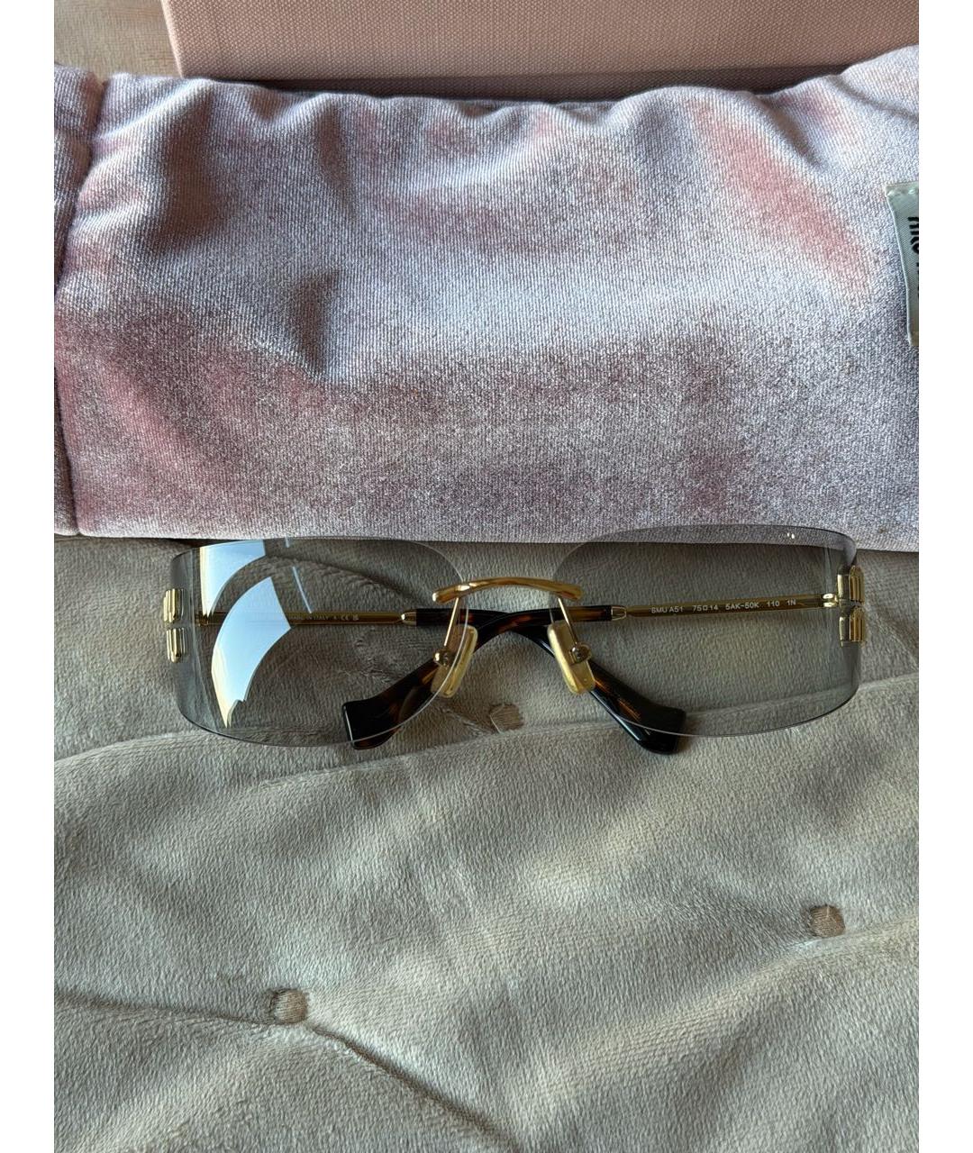 MIU MIU Серые солнцезащитные очки, фото 7