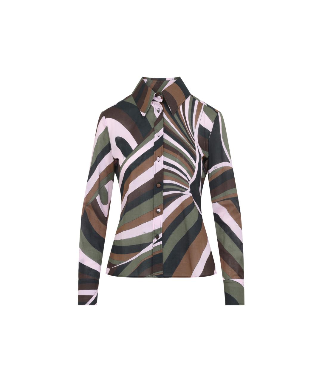 PUCCI Мульти хлопковая рубашка, фото 1