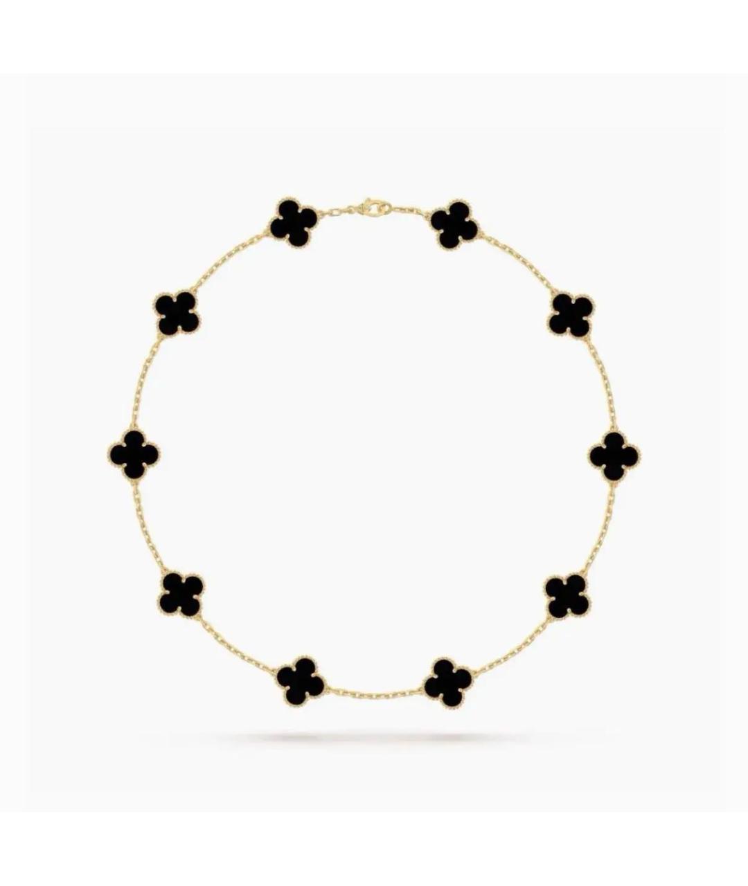 VAN CLEEF & ARPELS Черное колье из желтого золота, фото 5