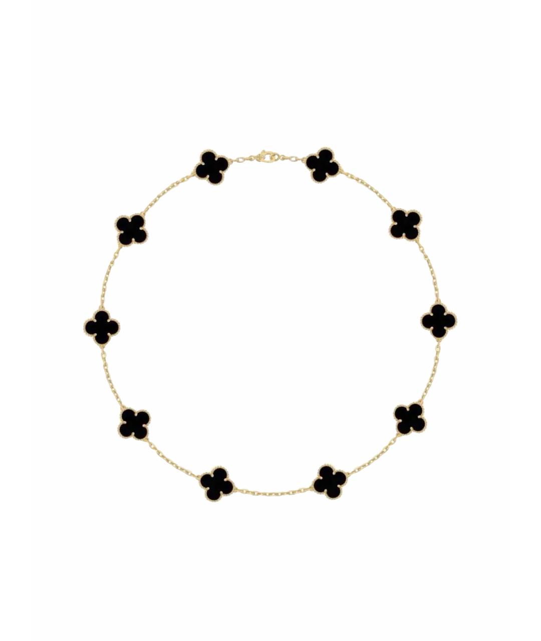 VAN CLEEF & ARPELS Черное колье из желтого золота, фото 1