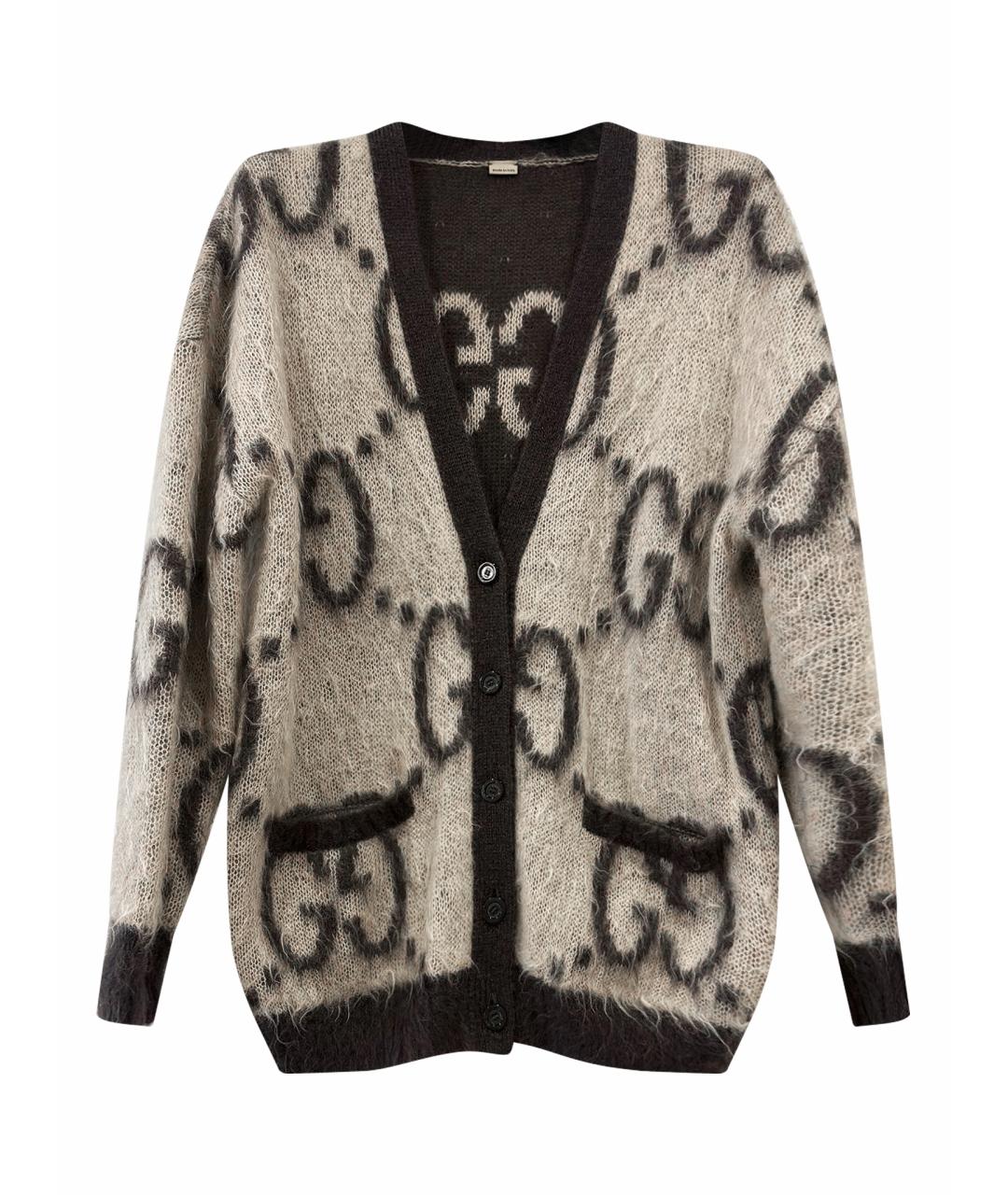 GUCCI Антрацитовый кардиган, фото 1