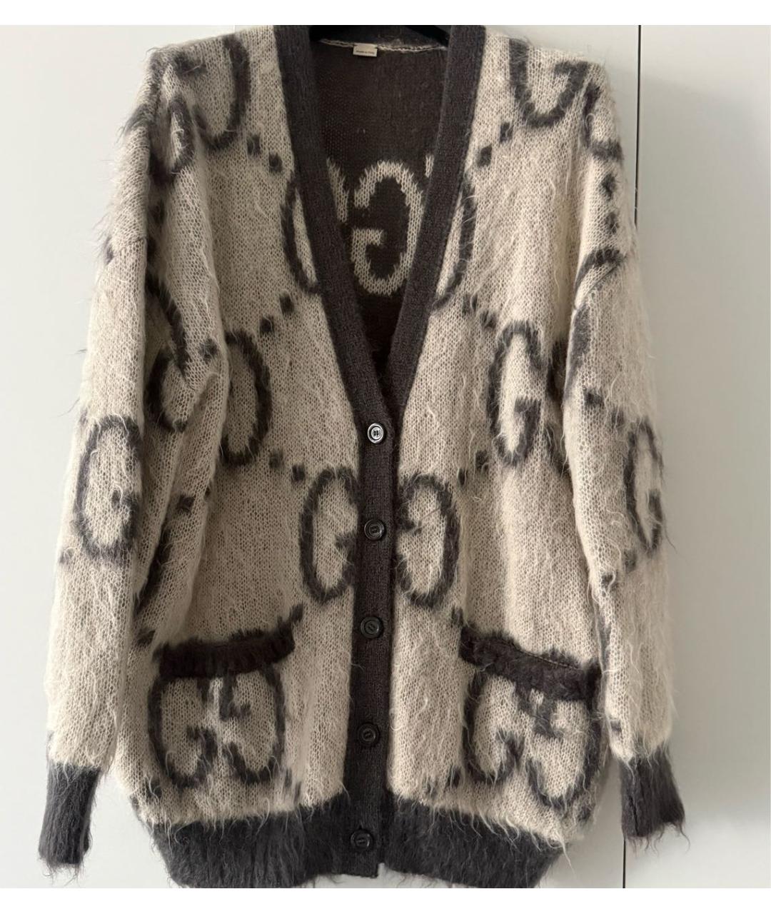 GUCCI Антрацитовый кардиган, фото 8