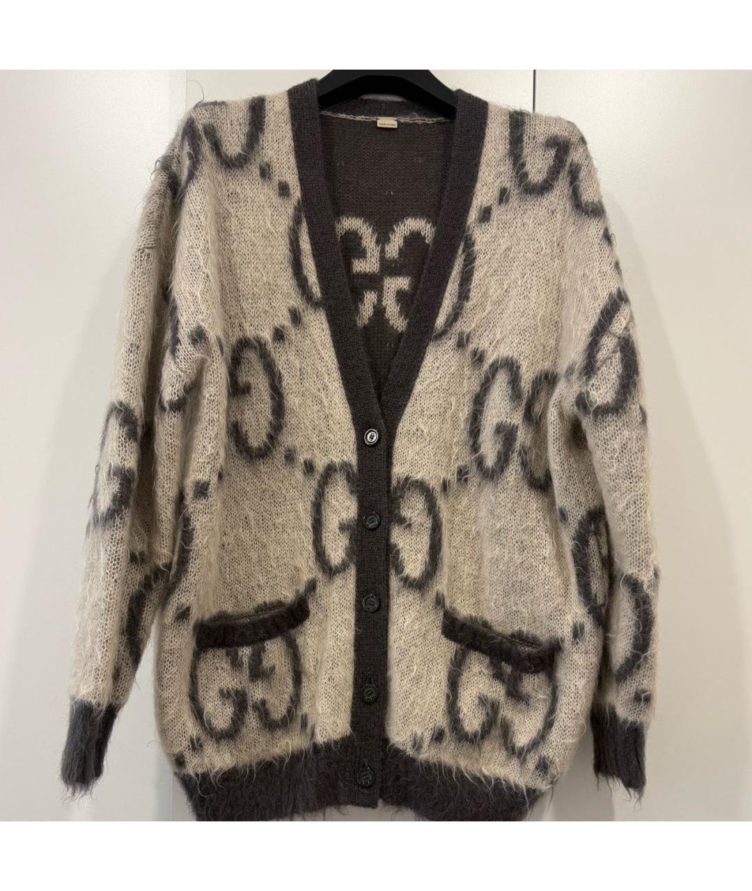 GUCCI Антрацитовый кардиган, фото 9
