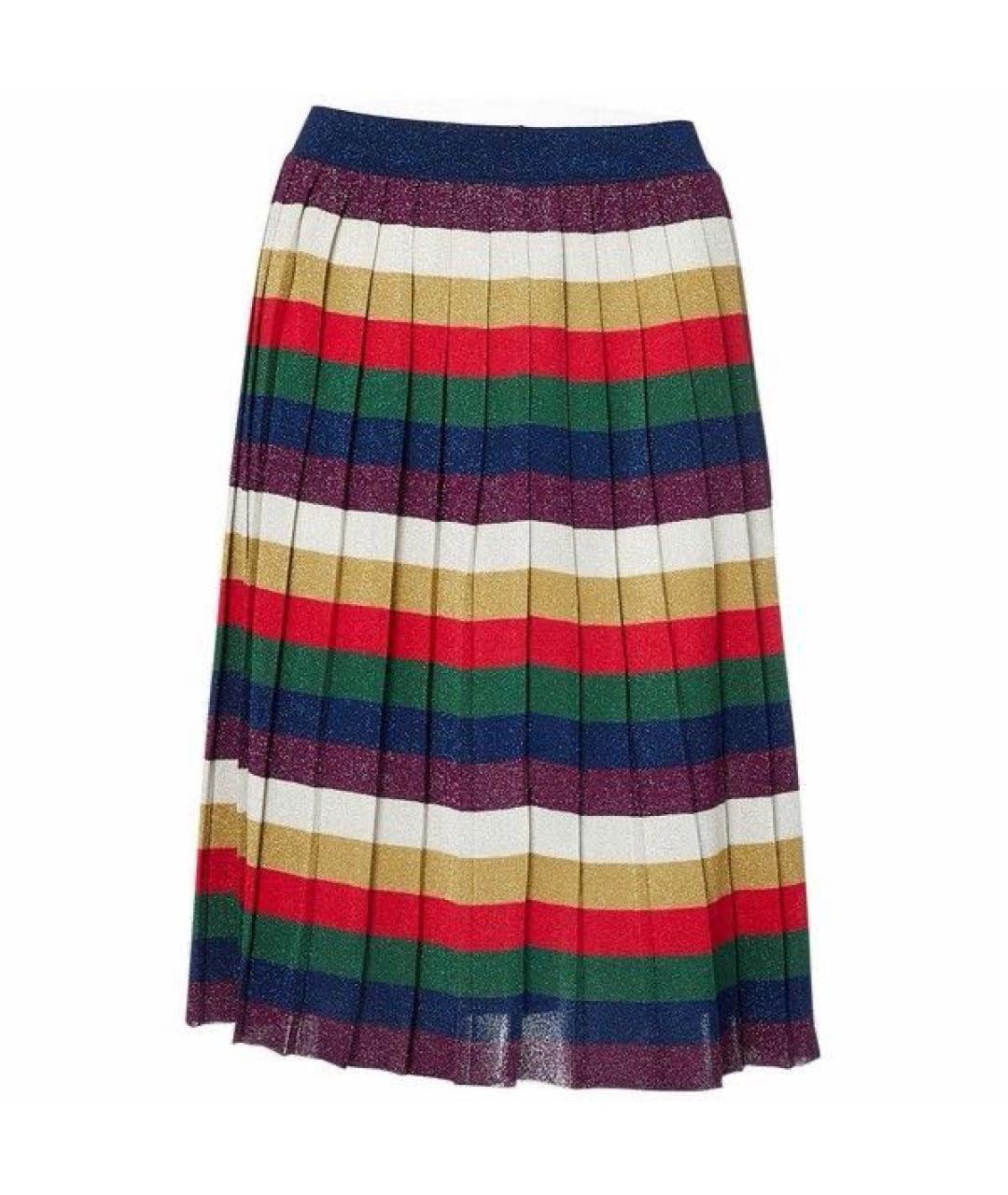 GUCCI Мульти юбка миди, фото 7