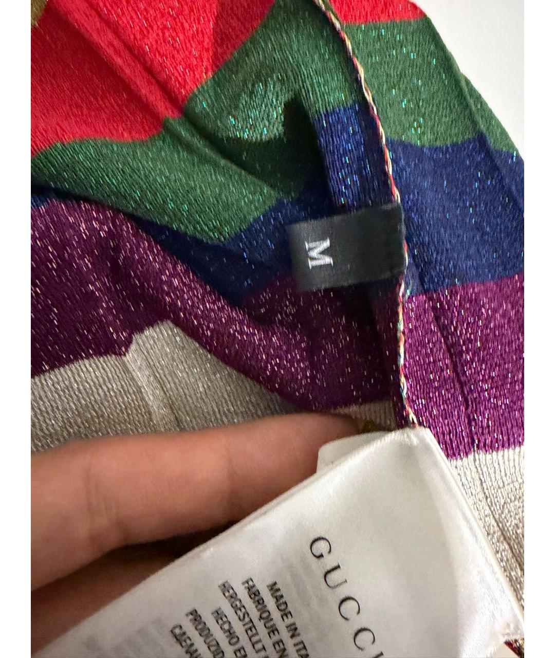 GUCCI Мульти юбка миди, фото 5