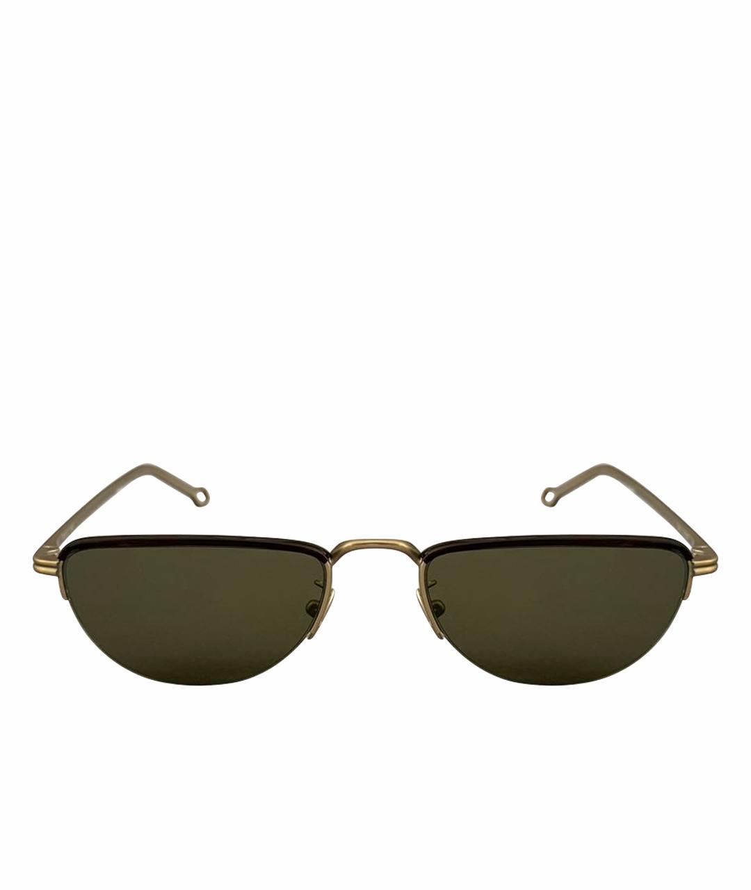 GIORGIO ARMANI Черные металлические солнцезащитные очки, фото 1