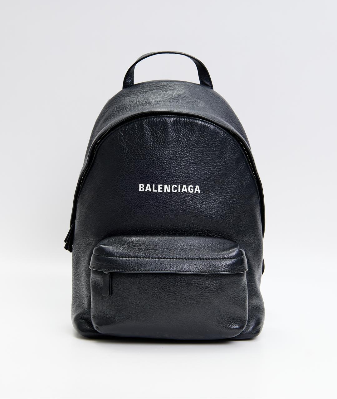 BALENCIAGA Черный кожаный рюкзак, фото 5