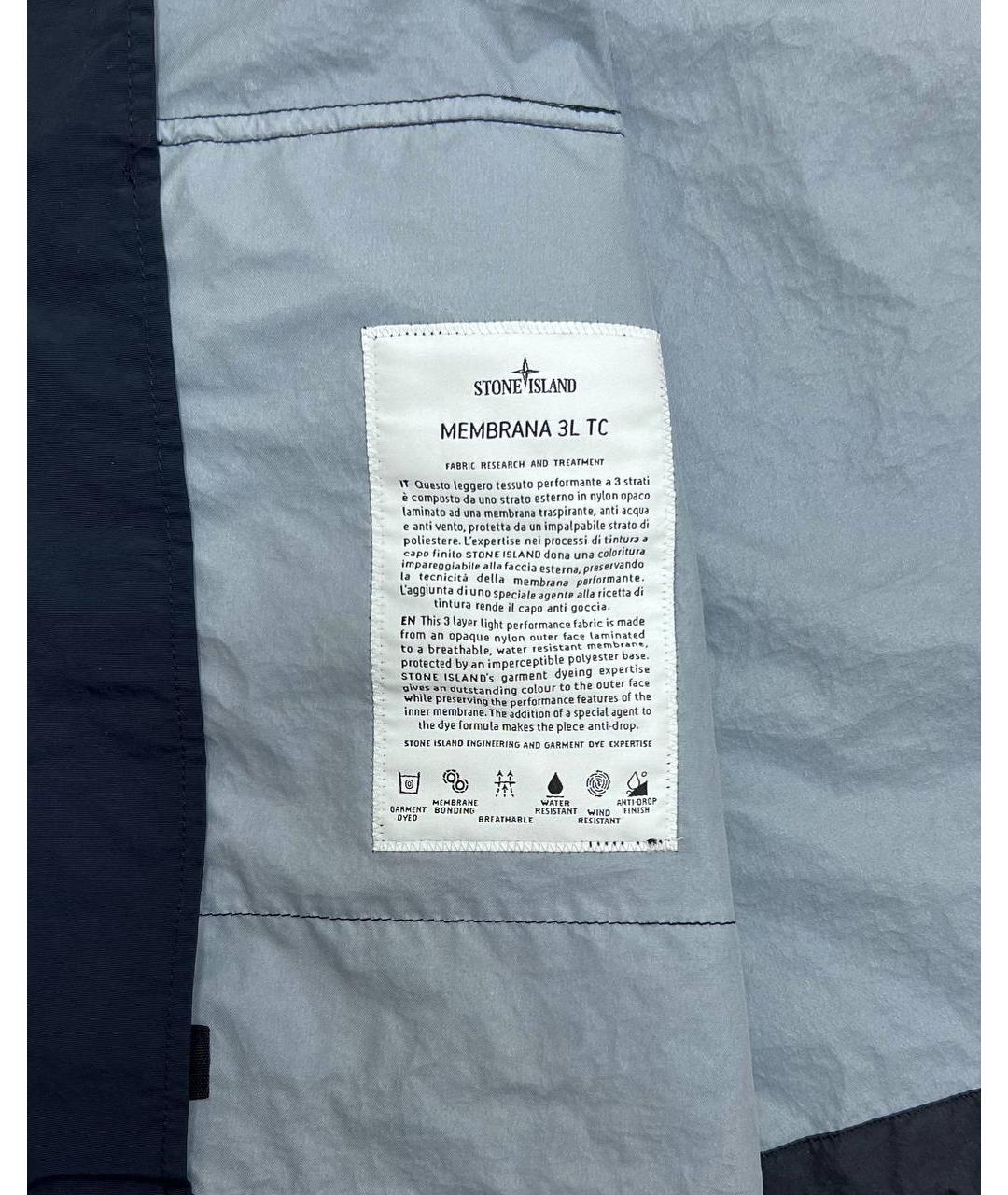 STONE ISLAND Черная куртка, фото 5