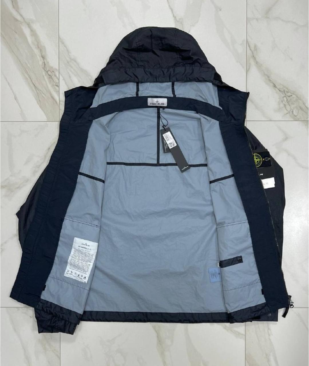 STONE ISLAND Черная куртка, фото 4