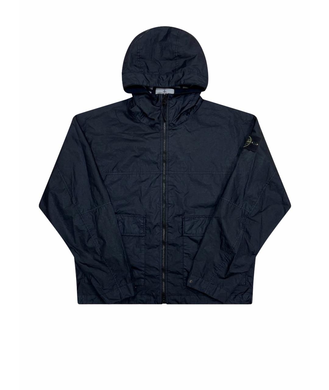 STONE ISLAND Темно-синяя куртка, фото 1