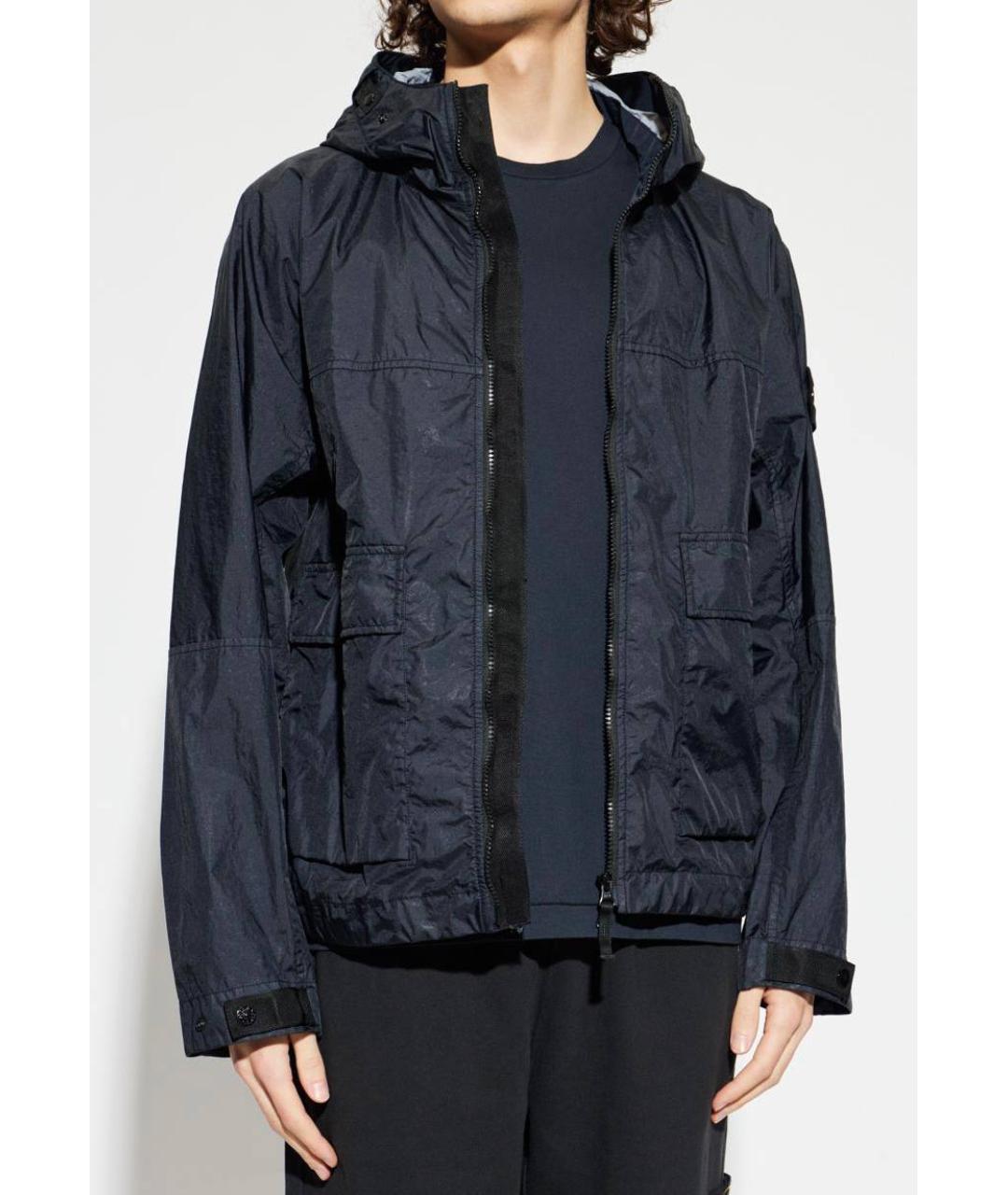 STONE ISLAND Темно-синяя куртка, фото 7