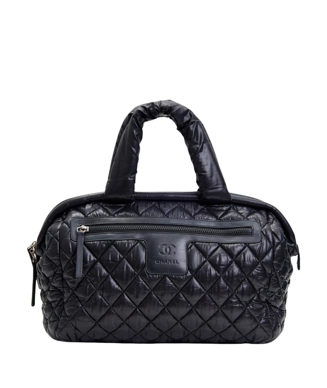 CHANEL Черная сумка тоут из кожи аллигатора, фото 1