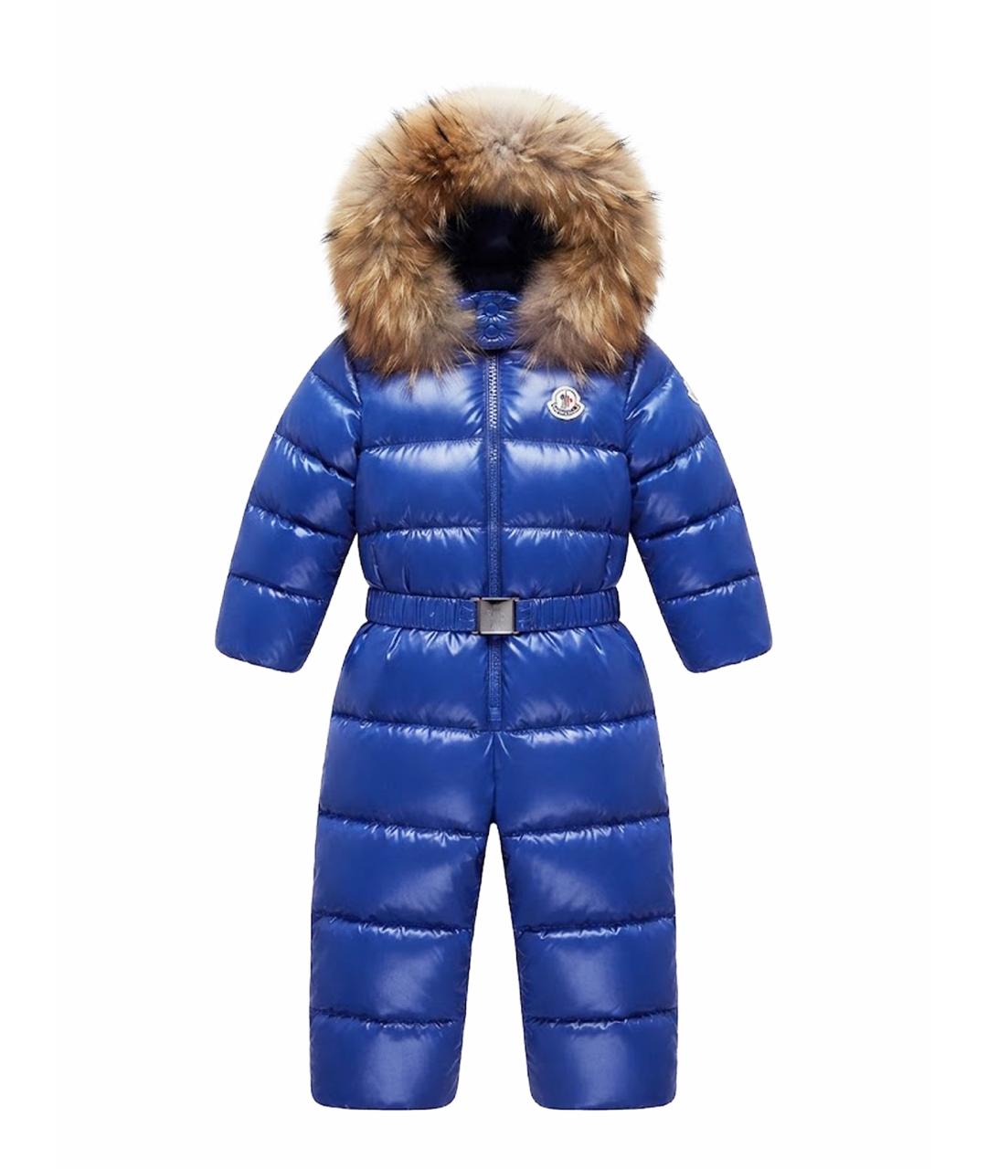 MONCLER Темно-синий комбинезон, фото 1