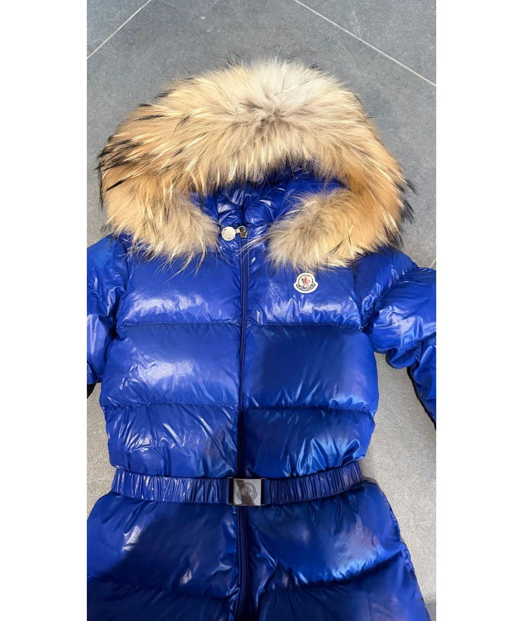 MONCLER Темно-синий комбинезон, фото 3