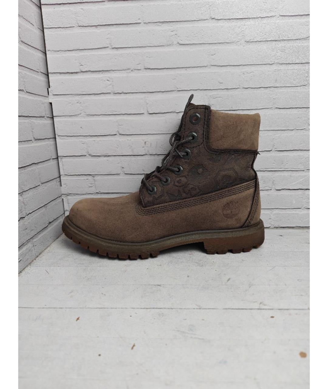 TIMBERLAND Серые нубуковые ботинки, фото 8