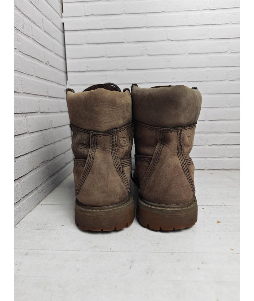TIMBERLAND Серые нубуковые ботинки, фото 4