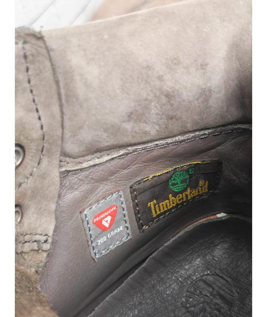 TIMBERLAND Серые нубуковые ботинки, фото 6
