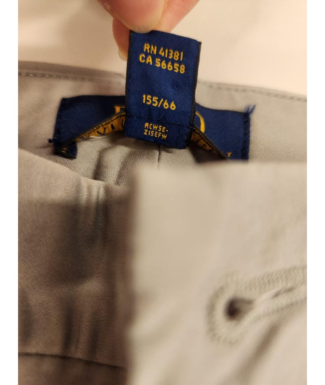 POLO RALPH LAUREN Серые хлопковые детские джинсы, фото 6