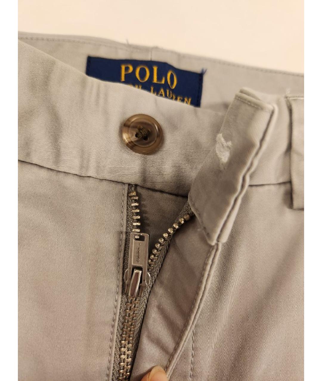 POLO RALPH LAUREN Серые хлопковые детские джинсы, фото 3