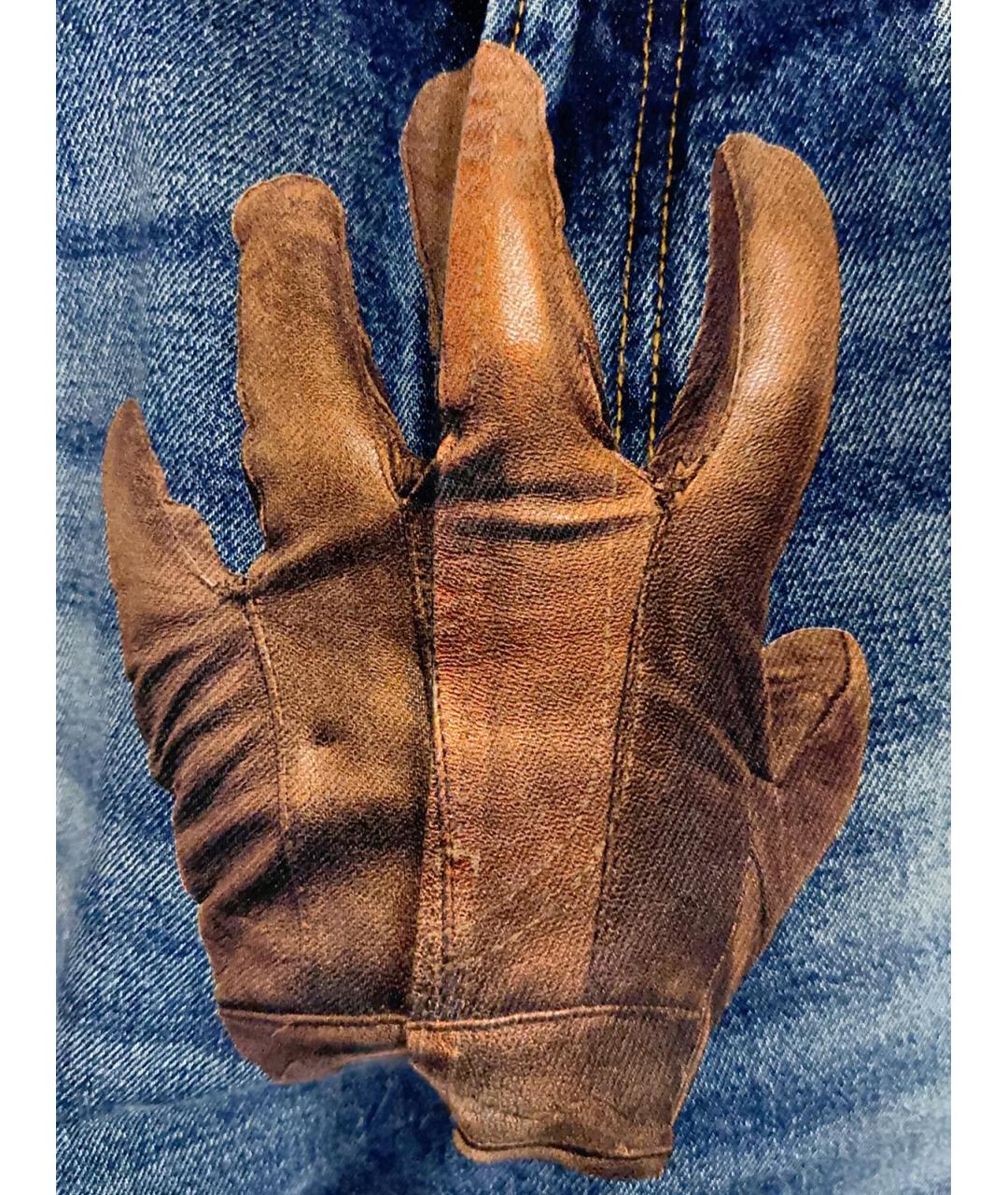JEAN PAUL GAULTIER Синие хлопковые прямые джинсы, фото 3