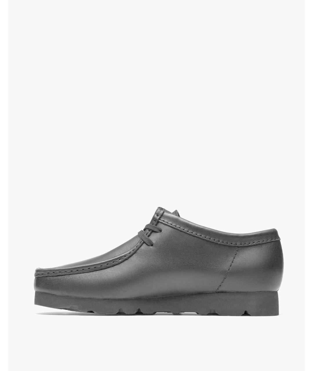 CLARKS Черные кожаные лоферы, фото 4