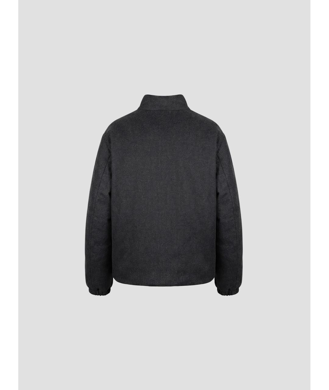 JIL SANDER Антрацитовая шерстяная куртка, фото 2