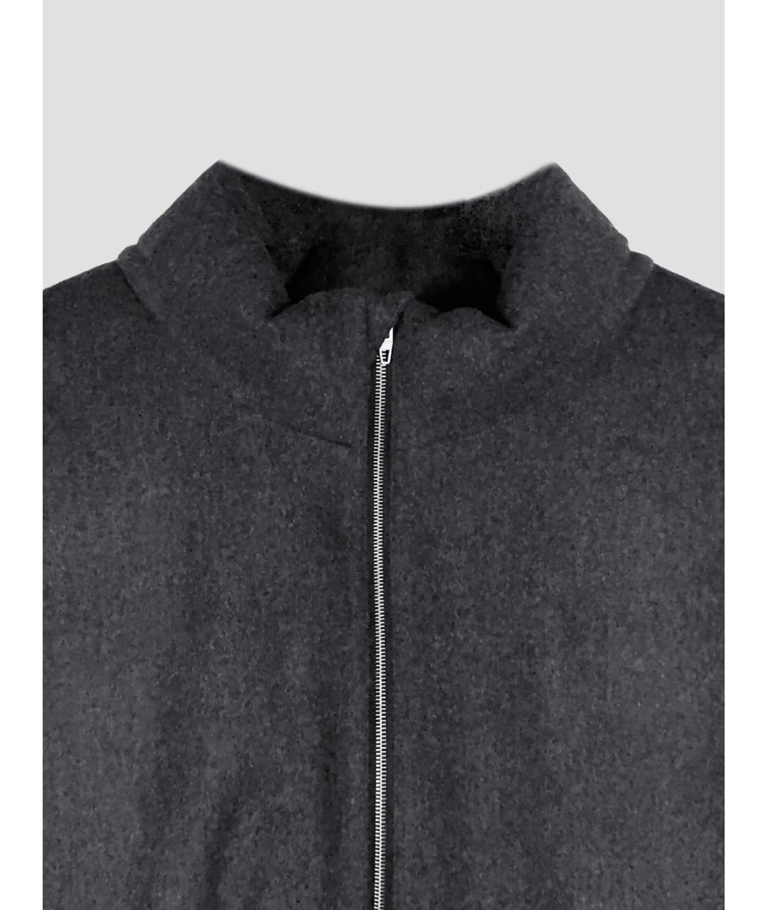 JIL SANDER Антрацитовая шерстяная куртка, фото 3
