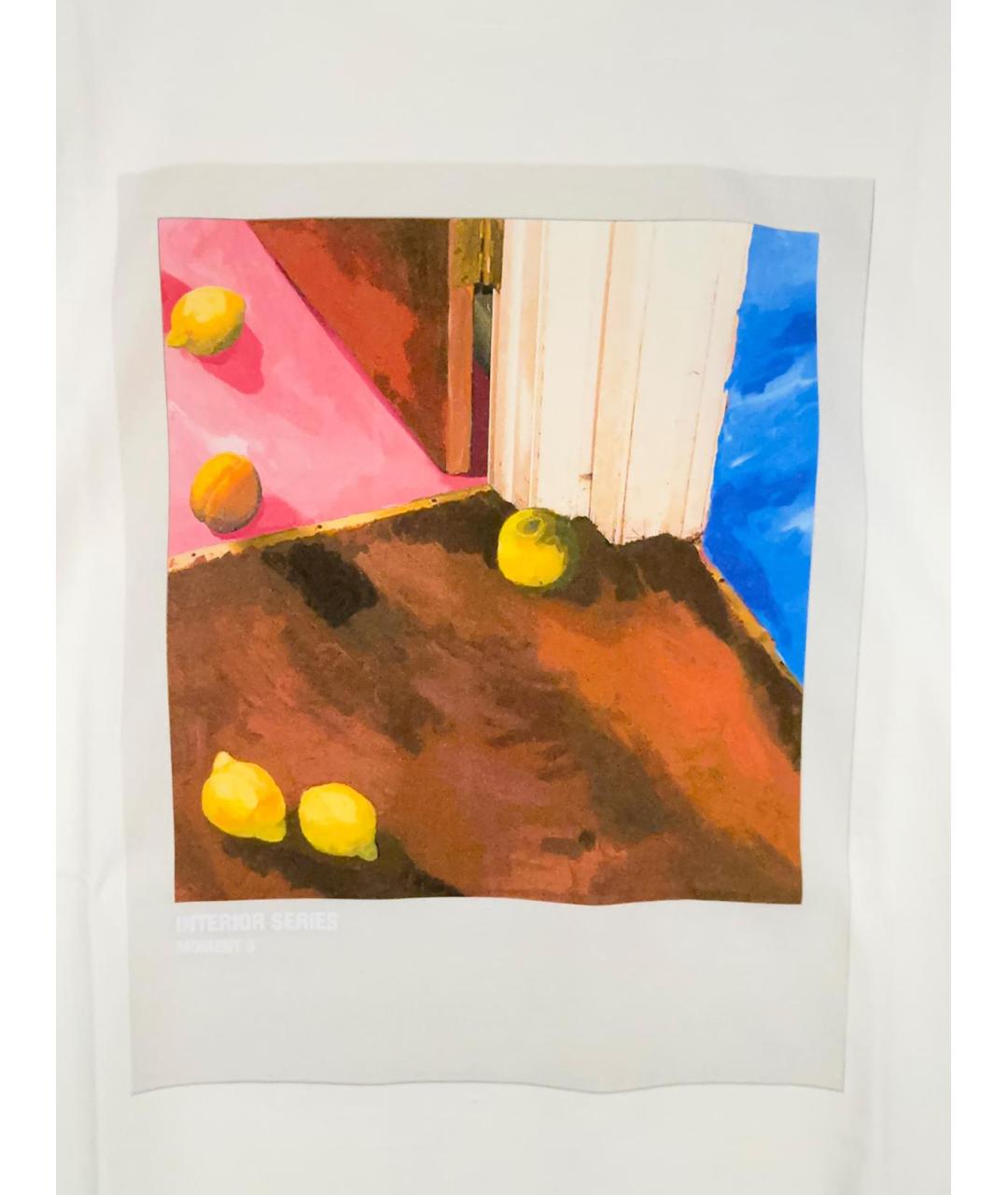 JIL SANDER Белая хлопковая футболка, фото 3