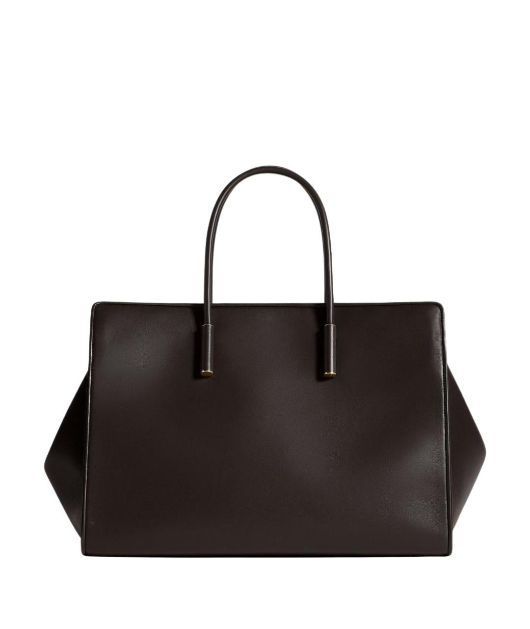BOTTEGA VENETA Коричневая кожаная сумка тоут, фото 1