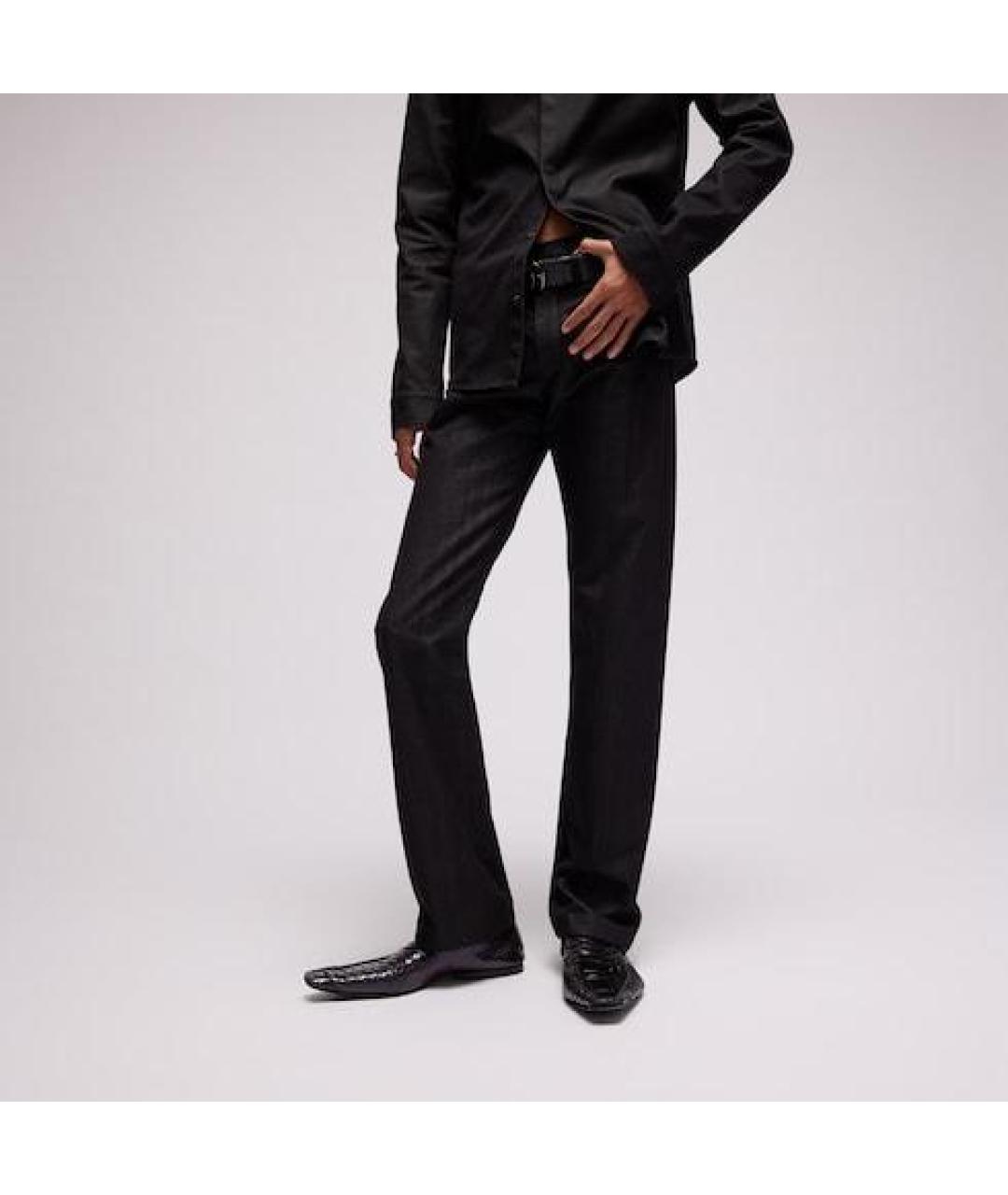 GUCCI Черные хлопковые прямые джинсы, фото 3