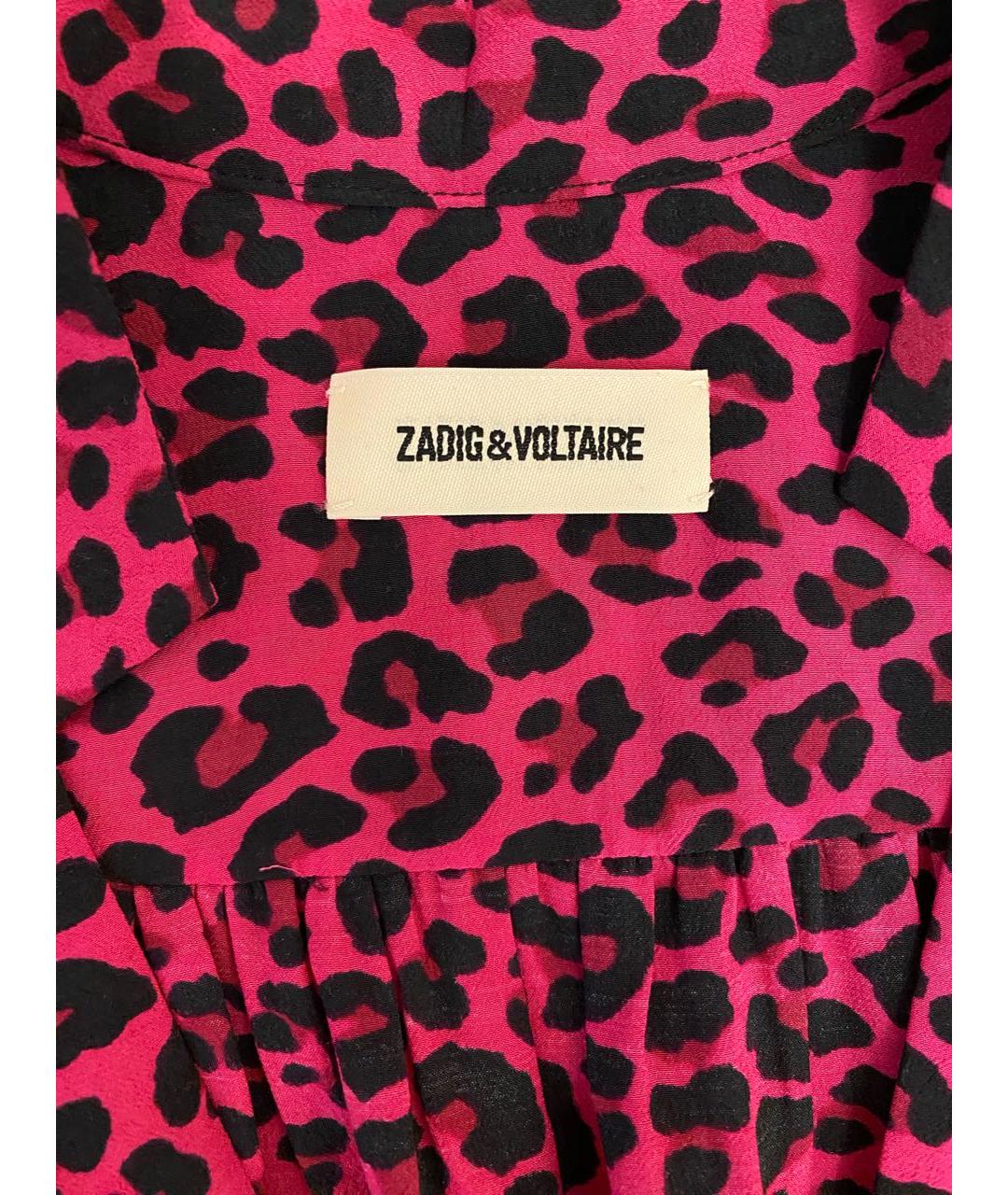 ZADIG & VOLTAIRE Розовое вискозное платье, фото 3