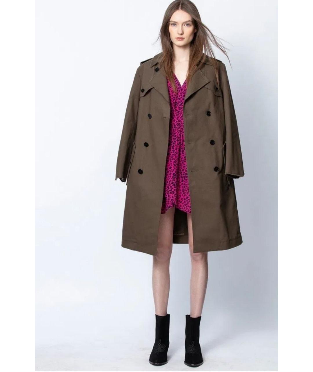 ZADIG & VOLTAIRE Розовое вискозное платье, фото 8