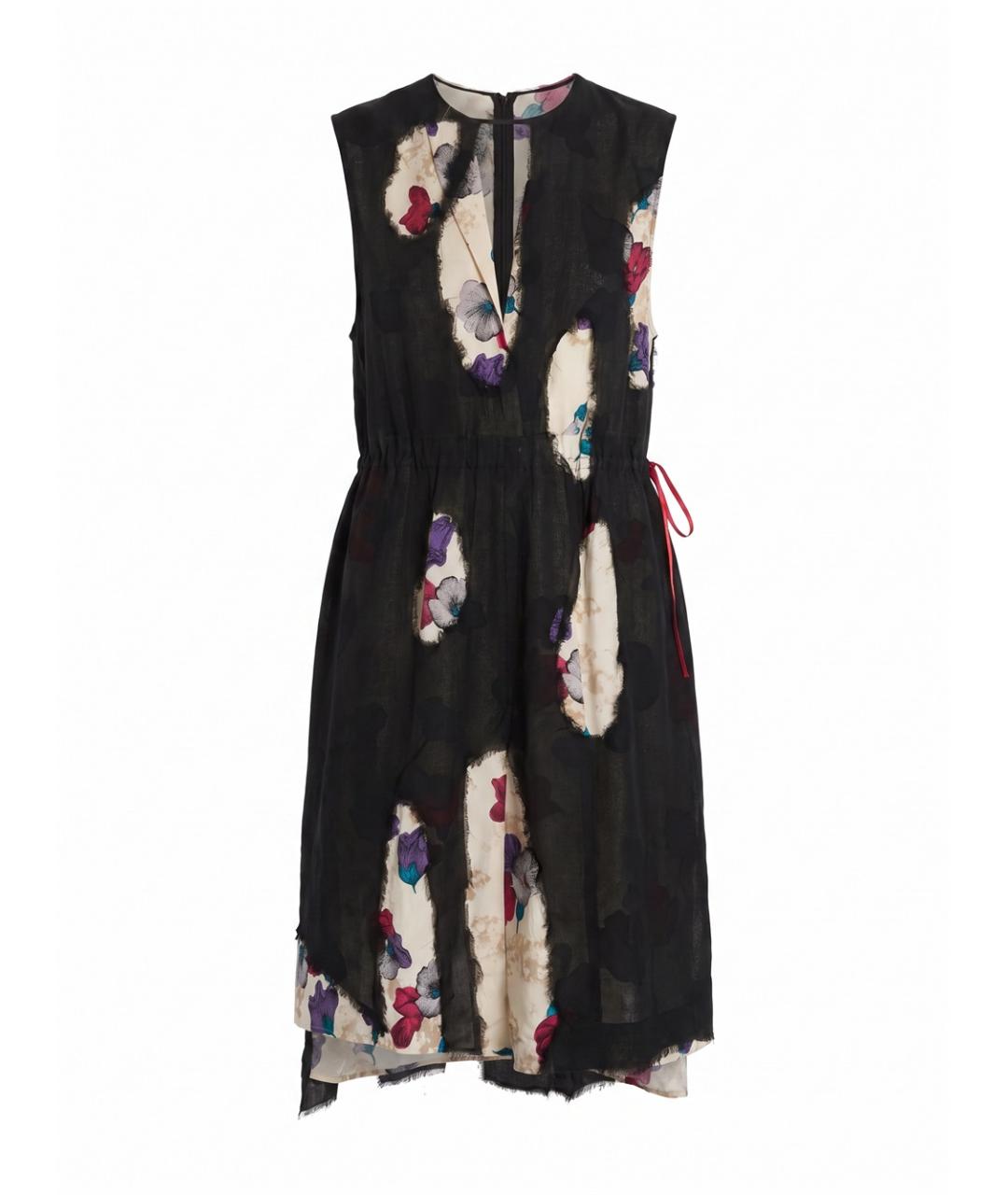PRADA Черное вискозное платье, фото 1
