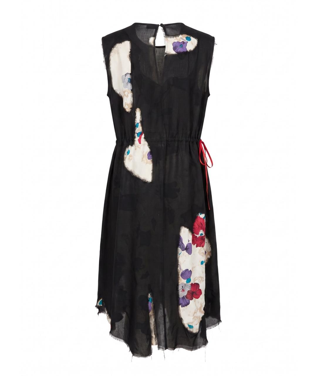PRADA Черное вискозное платье, фото 2