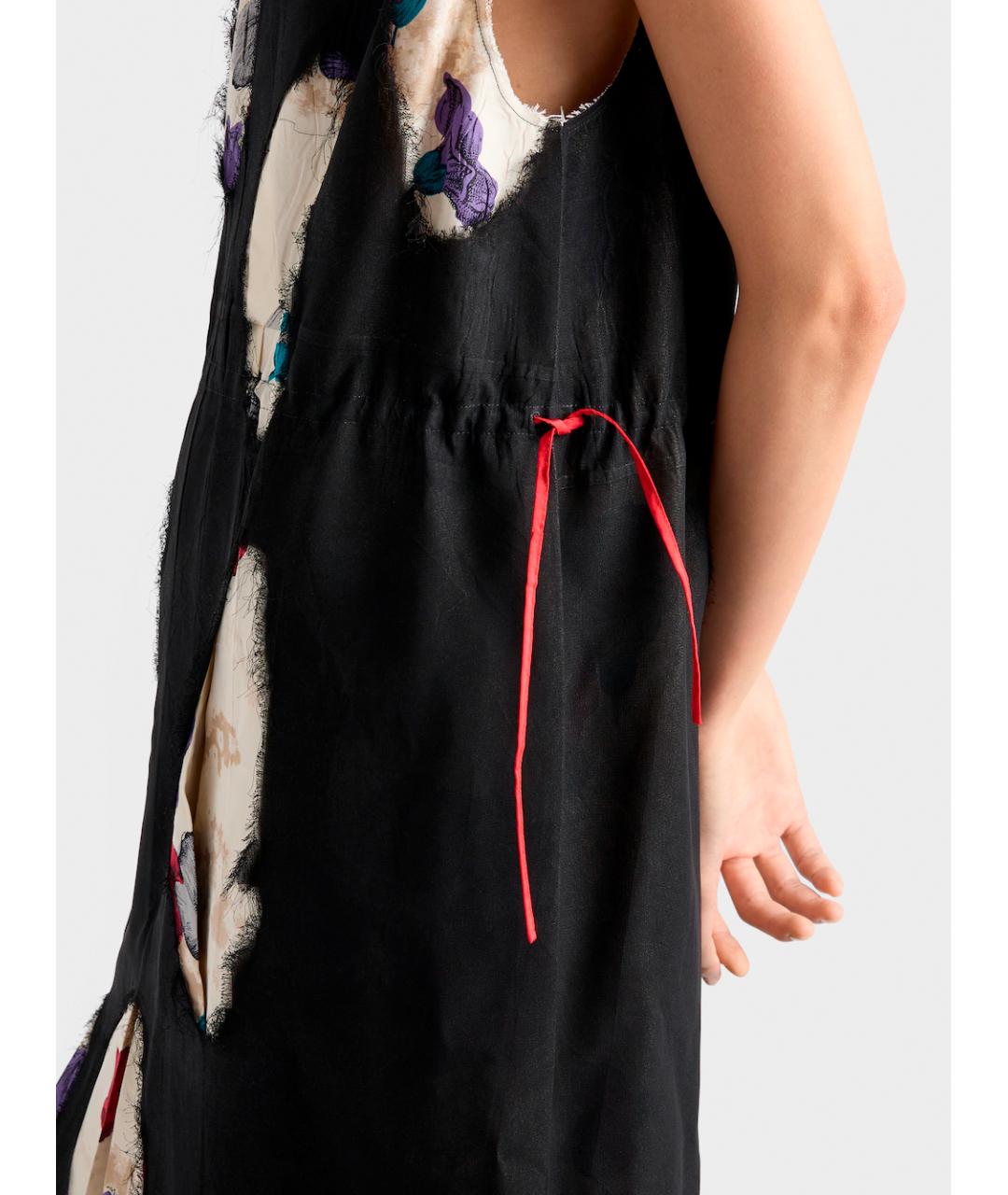 PRADA Черное вискозное платье, фото 5