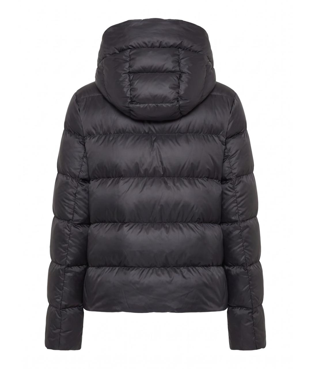 MAX MARA Черный полиэстеровый пуховик, фото 2