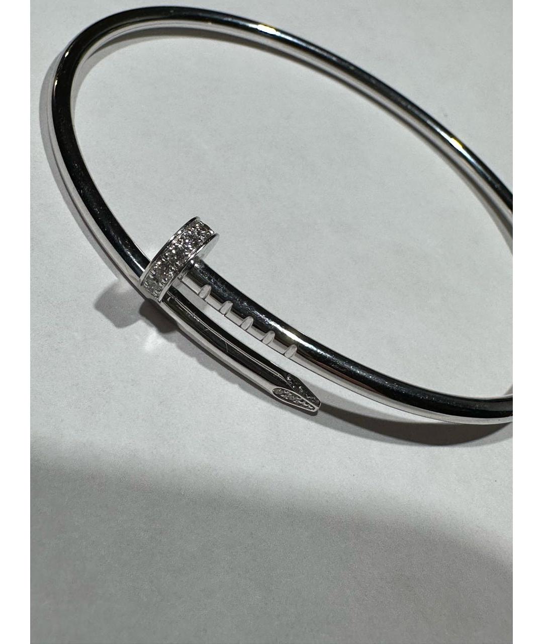 CARTIER Белый браслет из белого золота, фото 2