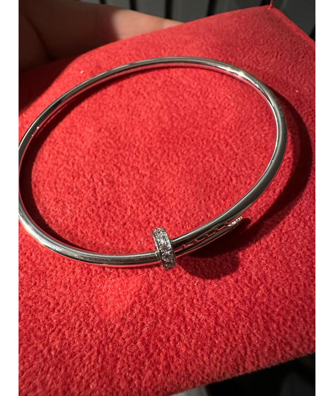 CARTIER Белый браслет из белого золота, фото 5