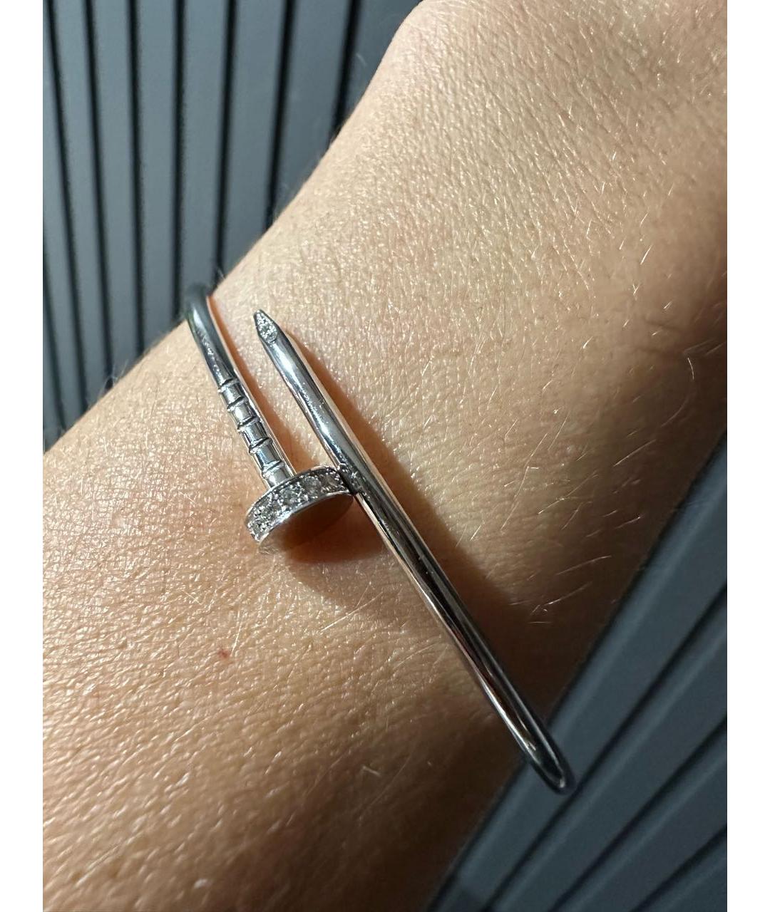 CARTIER Белый браслет из белого золота, фото 6