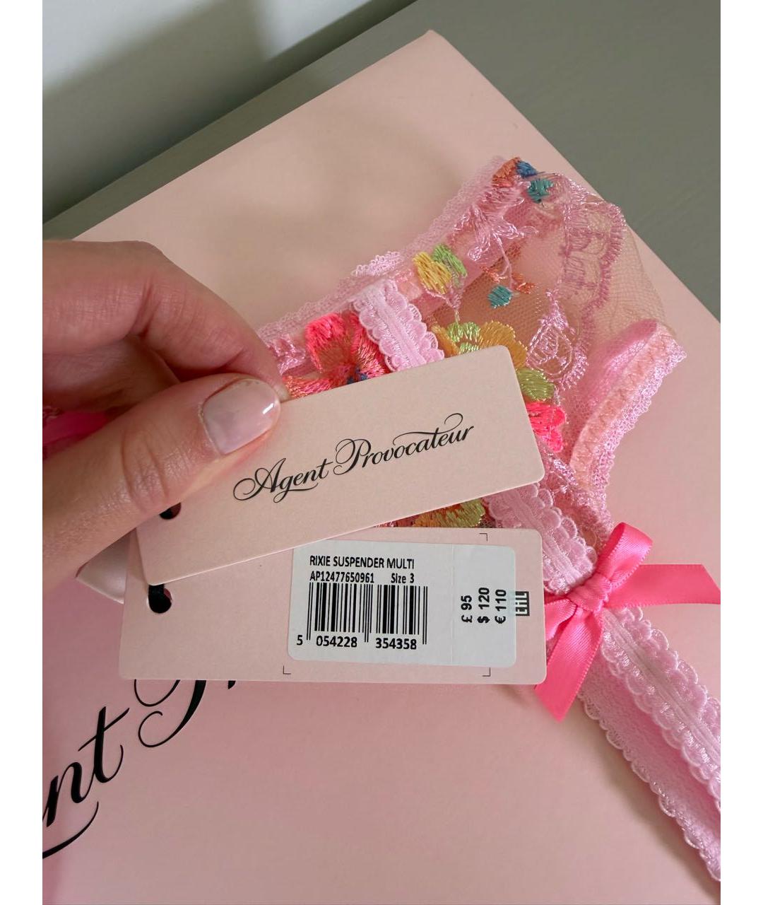 AGENT PROVOCATEUR Розовые носки, чулки и колготы, фото 3