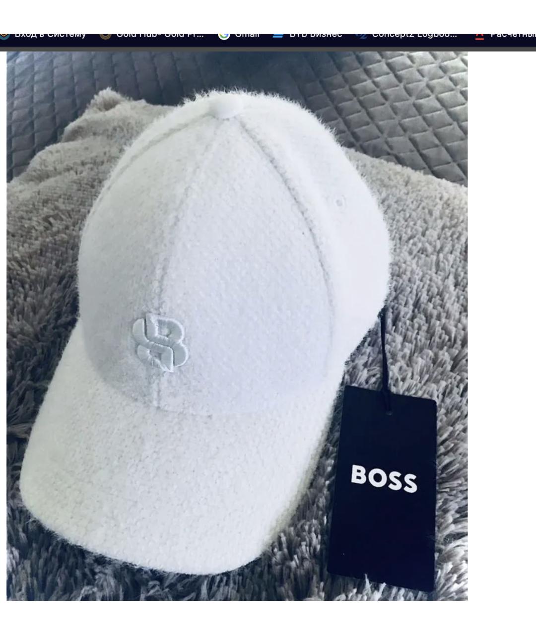 HUGO BOSS Бежевая кепка, фото 3