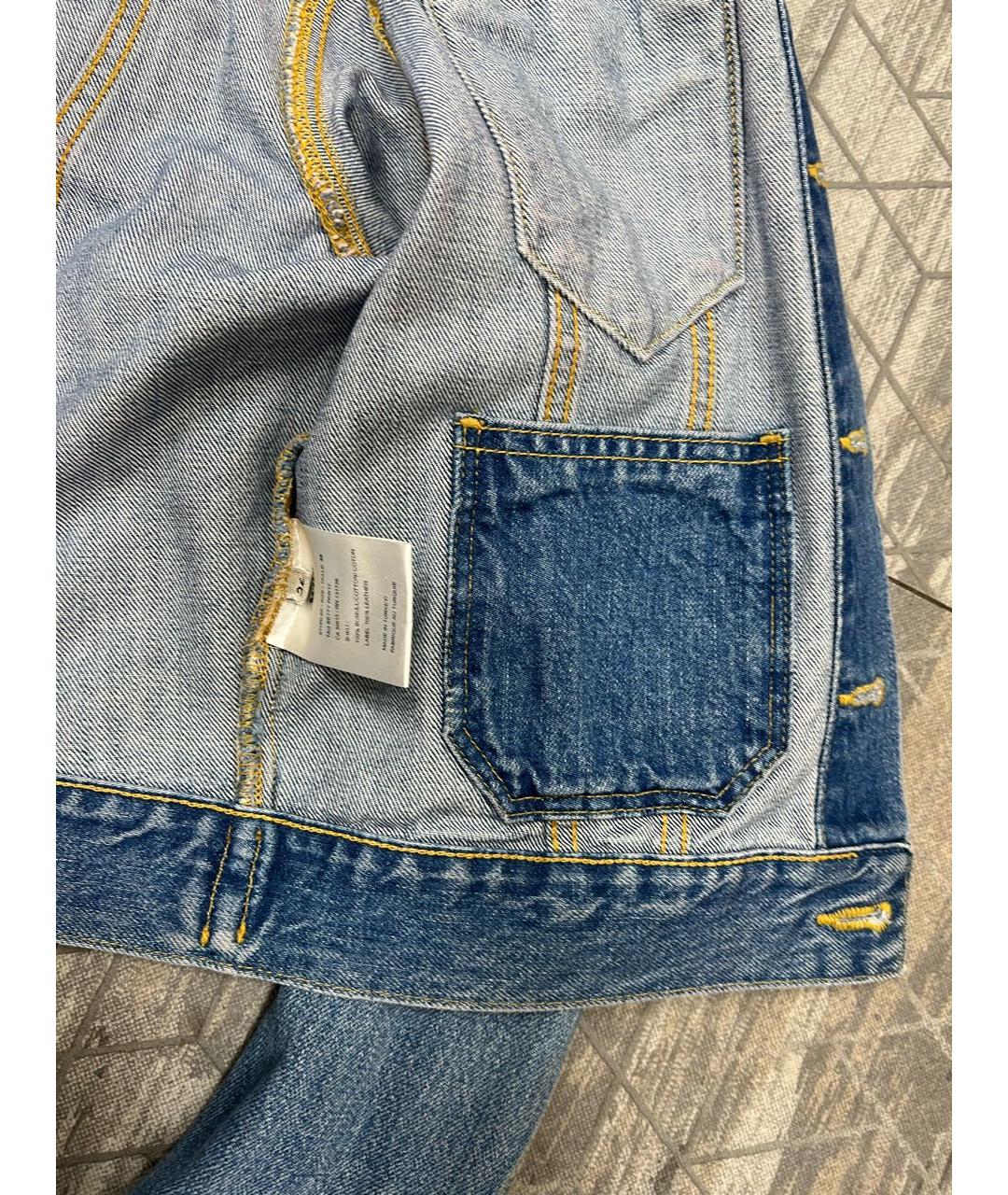 ACNE STUDIOS Голубая деним куртка, фото 5