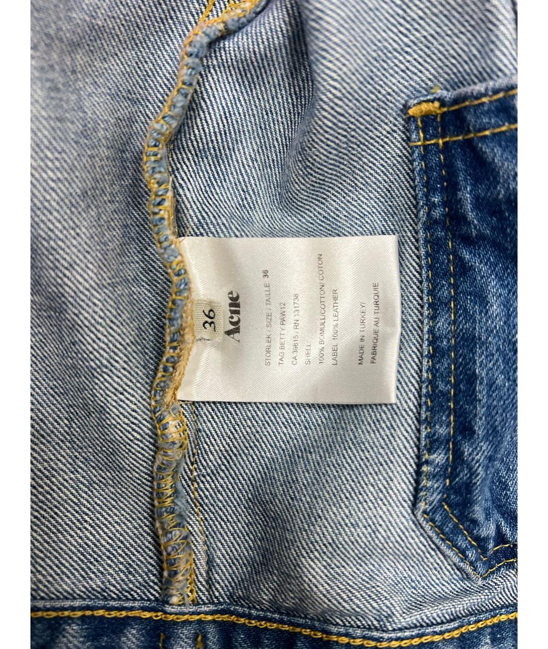 ACNE STUDIOS Голубая деним куртка, фото 6