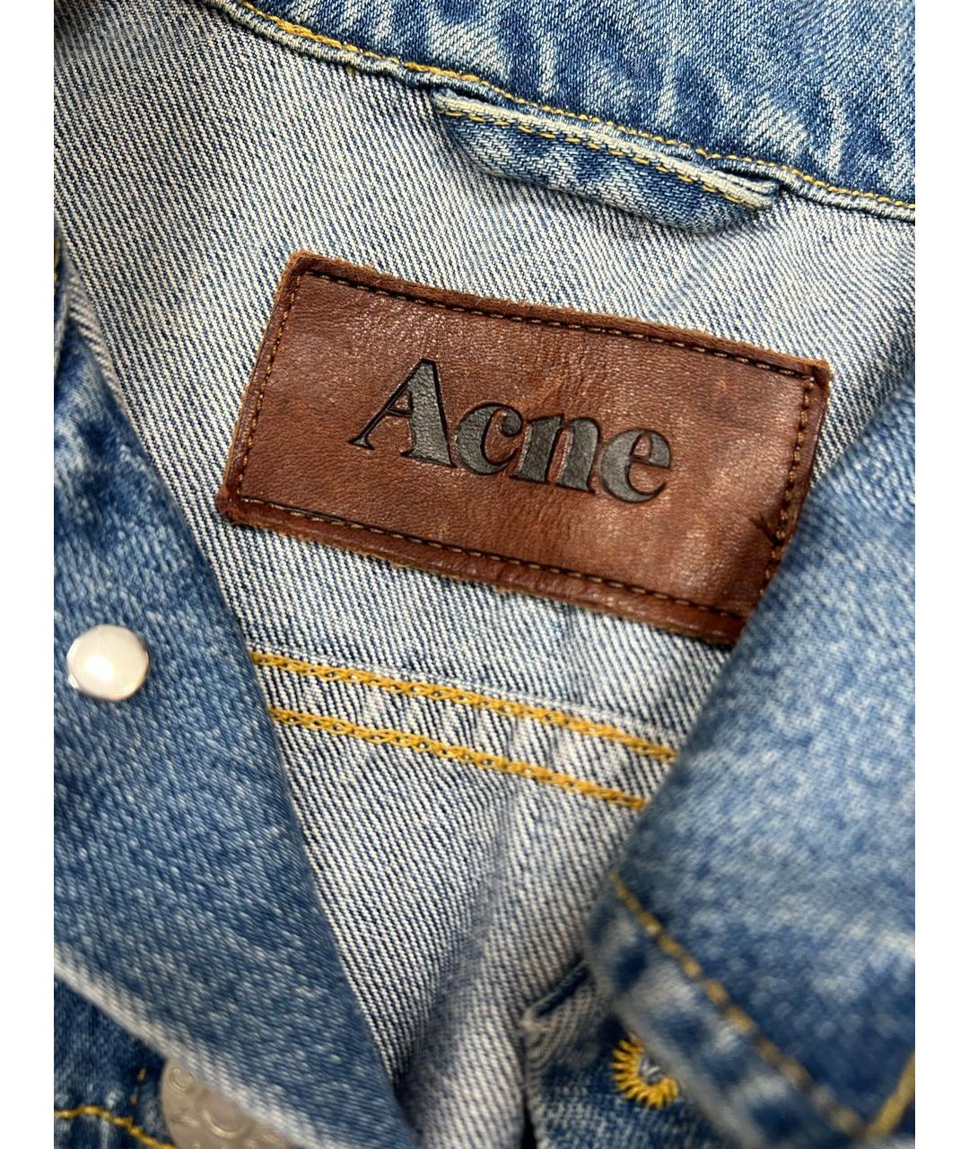 ACNE STUDIOS Голубая деним куртка, фото 3