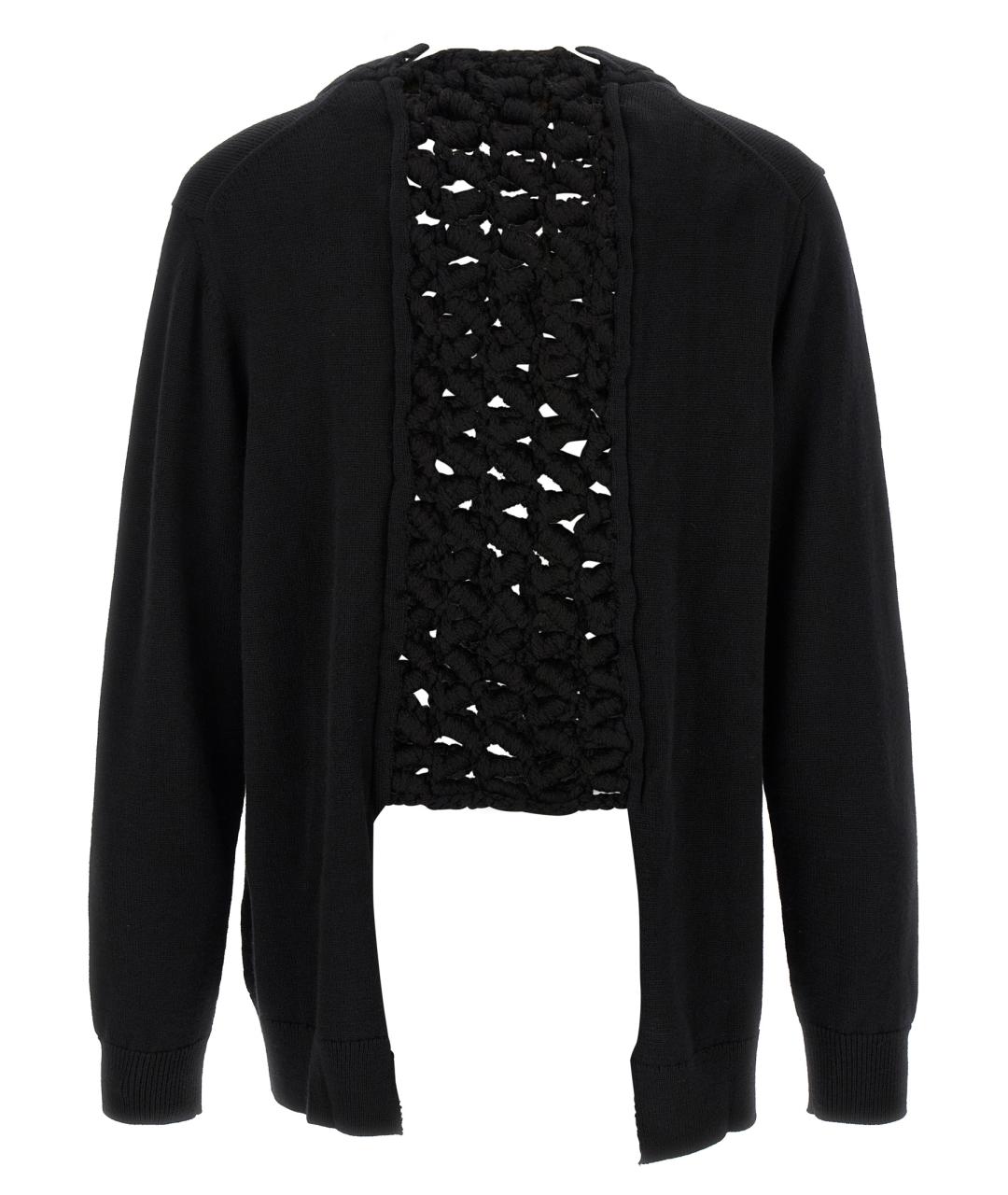 COMME DES GARÇONS HOMME PLUS Черный шерстяной кардиган, фото 2