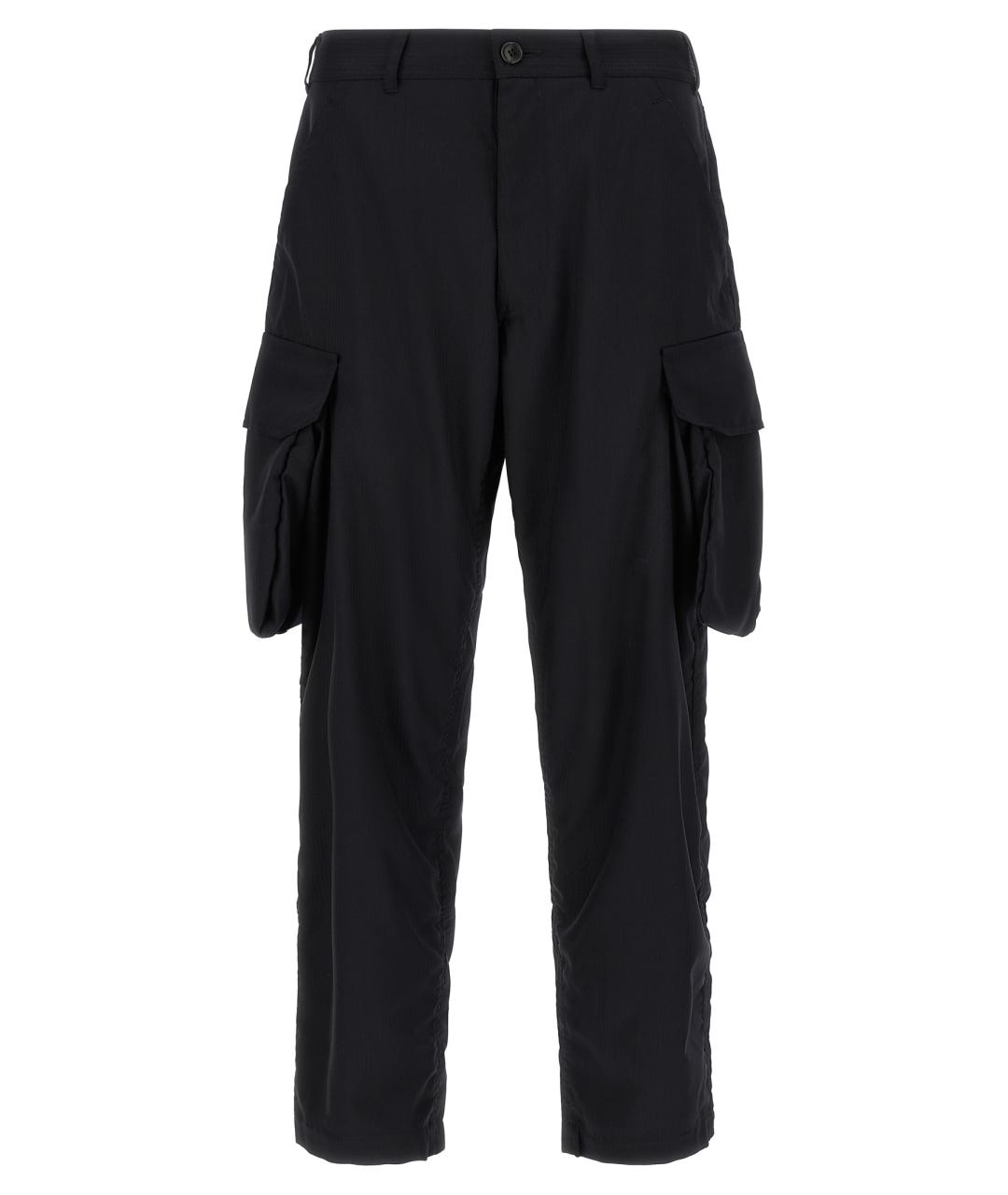 COMME DES GARÇONS SHIRT Синие полиэстеровые повседневные брюки, фото 1