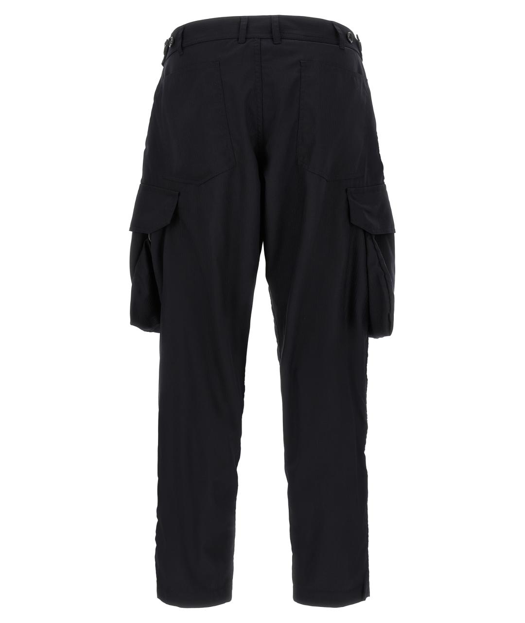 COMME DES GARÇONS SHIRT Синие полиэстеровые повседневные брюки, фото 2