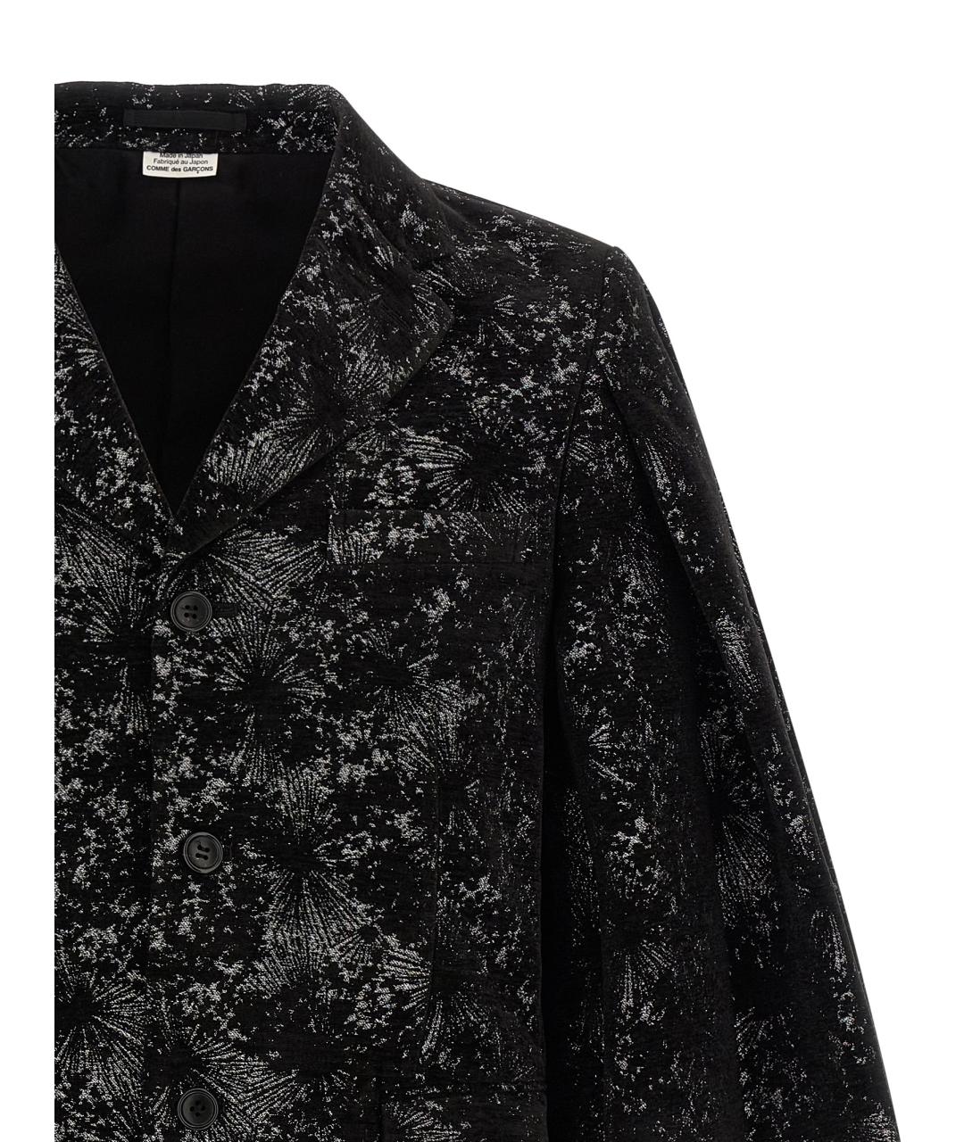 COMME DES GARÇONS HOMME PLUS Черный полиэстеровый пиджак, фото 3