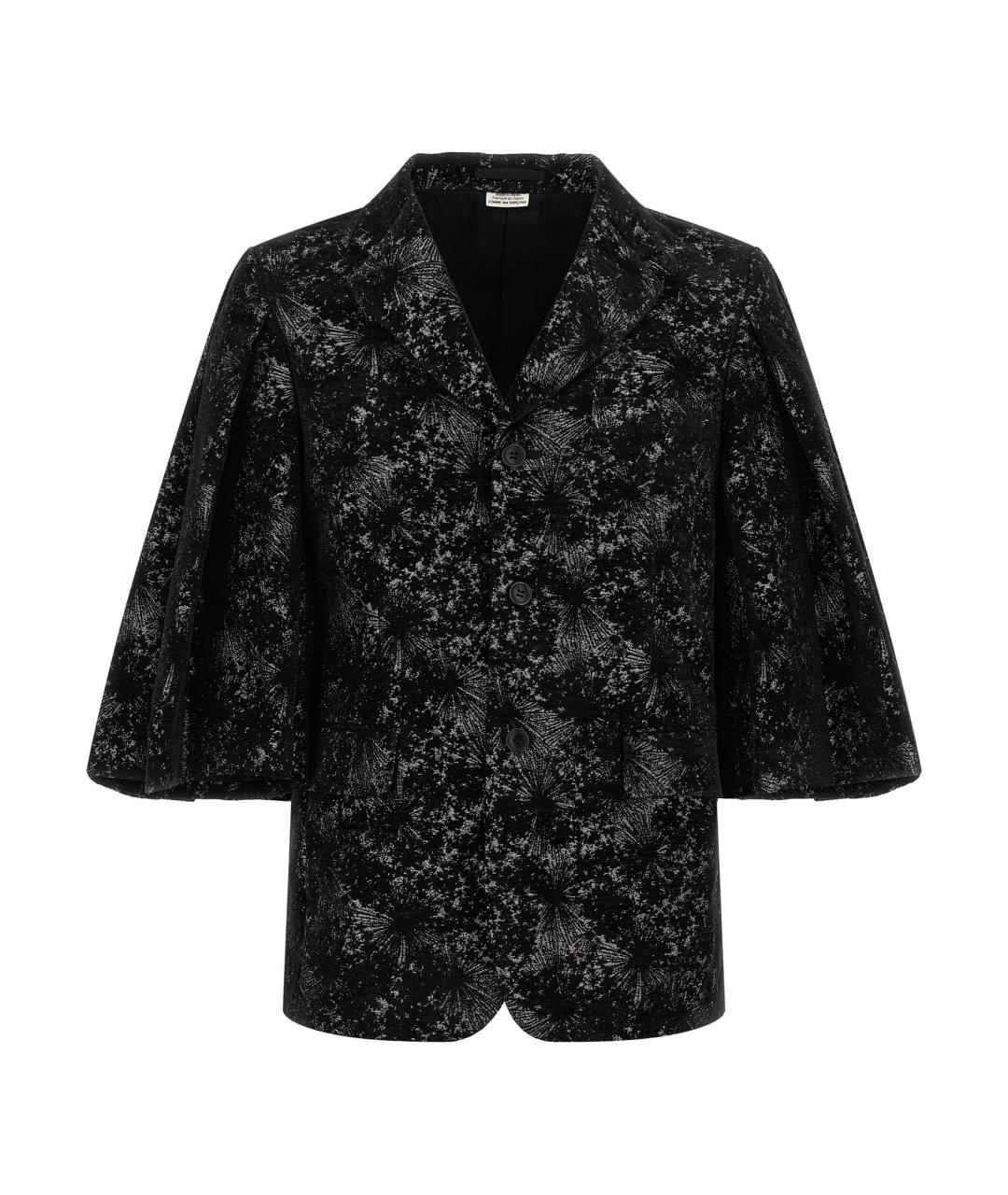 COMME DES GARÇONS HOMME PLUS Черный полиэстеровый пиджак, фото 1
