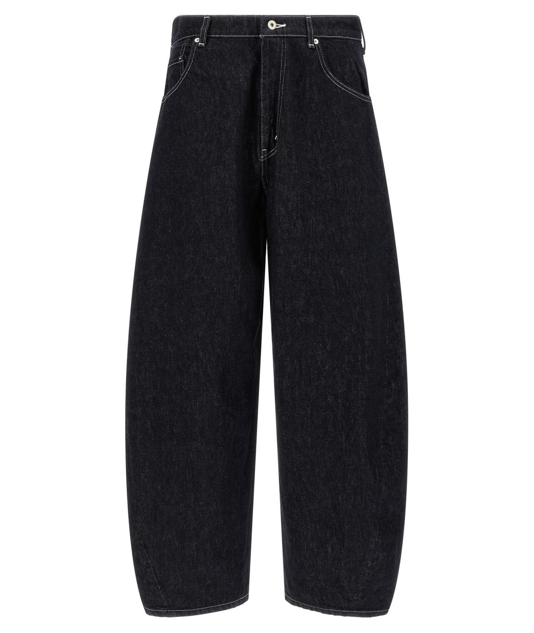 COMME DES GARÇONS HOMME PLUS Синие хлопковые прямые джинсы, фото 1